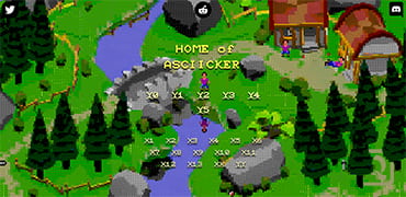ASCII字符3D场景体验-ASCIICKER