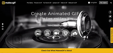 在线将视频转换为GIF图片-Make A Gif