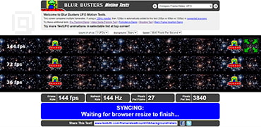 在线测试本机刷新率-UFO Test