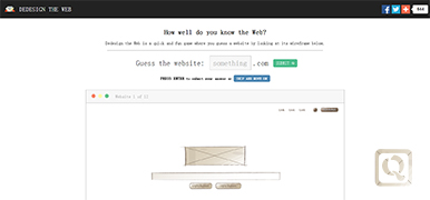 看线框草图猜网站-Dedesign the Web