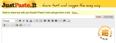 在线高级文本编辑器-just paste
