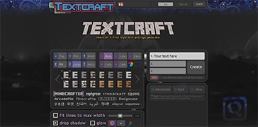 Minecraft风格特效文字-Textcraft