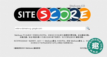 为你的博客来次综合评分-SiteScore