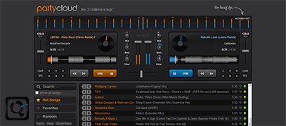 在线把玩DJ调音台-PartyCloud