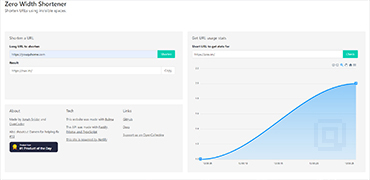在线生成超级短网址-Zero Width Shortener