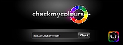 在线网页色彩对比分析-Check My Colours