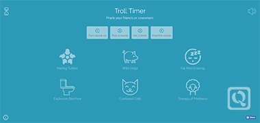 用奇怪的声音来恶搞-Troll Timer