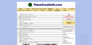 航空事故信息汇总-PlaneCrashInfo