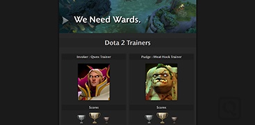 Pudge和Invoker训练小游戏-Dota 2 Trainers