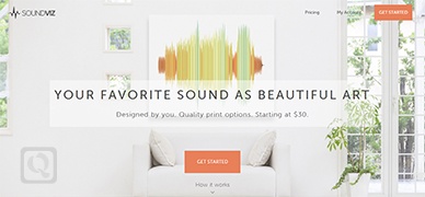 在线生成声谱艺术画-SoundViz