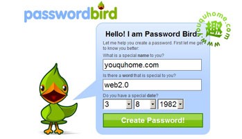 如何生成好记又强力的密码-Password Bird