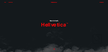 比Helvetica更Hell的字体-Hellvetica